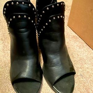 Report peep toe booties size 9
